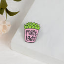 Potted Plant Enamel Pins Cartoon Succulent Brooches Badge Denim Jeans Lapel