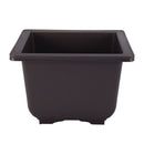 10Pcs Plastic Square Flower Pot Nursery Pots Garden Basin Bonsai Seeding Planter