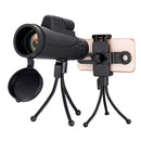 IPRee 40x60 10 Times FMC Coating BAK4 Monocular Ultra HD Waterproof Low Light Night Vision Phone Telescope + Phone Clip + Tripod