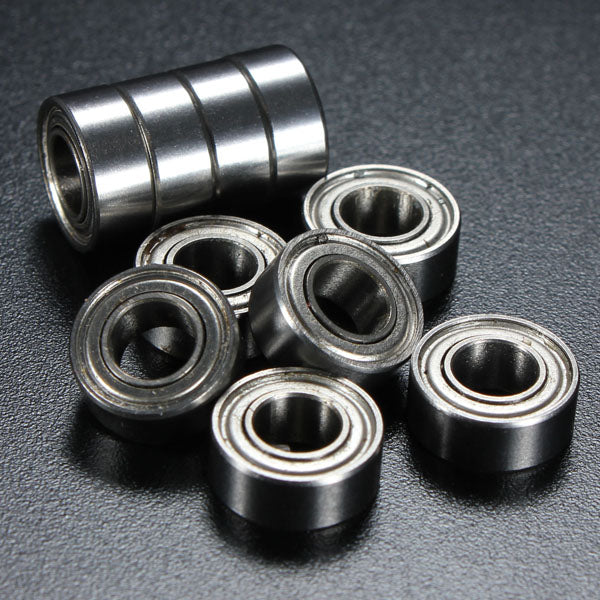 10Pcs 5x10x4mm Metal Sealed Shielded Deep Groove Ball Bearing MR105ZZ