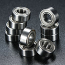 10Pcs 5x10x4mm Metal Sealed Shielded Deep Groove Ball Bearing MR105ZZ