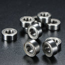 10Pcs 5x10x4mm Metal Sealed Shielded Deep Groove Ball Bearing MR105ZZ