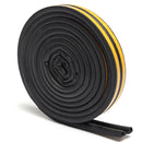 Weather Draught Self Adhesive P Type Foam Seal Strip Rubber Seal 5M