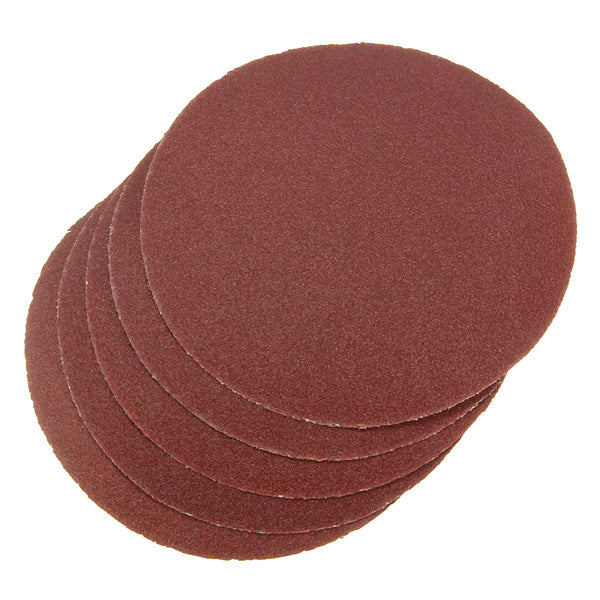 5pcs 80 Grit Sandpaper Sanding Disc Sand Sheet 150mm