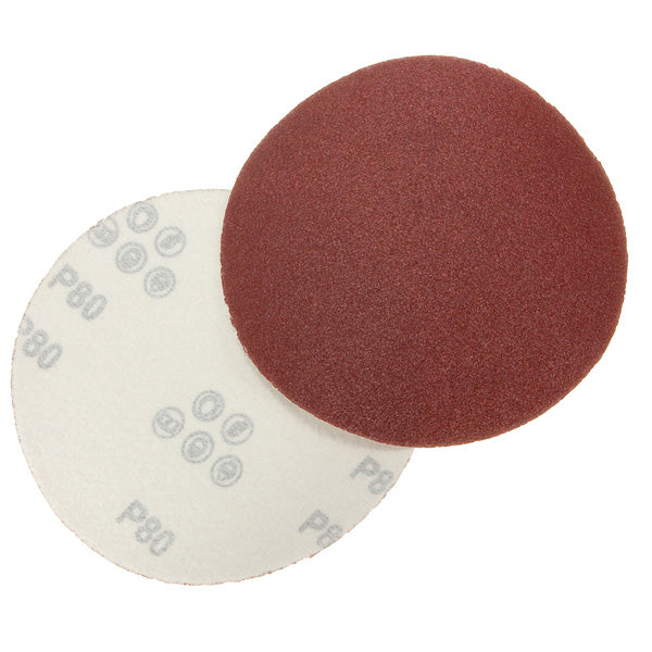 5pcs 80 Grit Sandpaper Sanding Disc Sand Sheet 150mm
