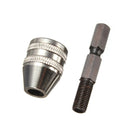 Drillpro 1/4 Inch Keyless Drill Chuck Quick Change Adapter Converter Hex Shank