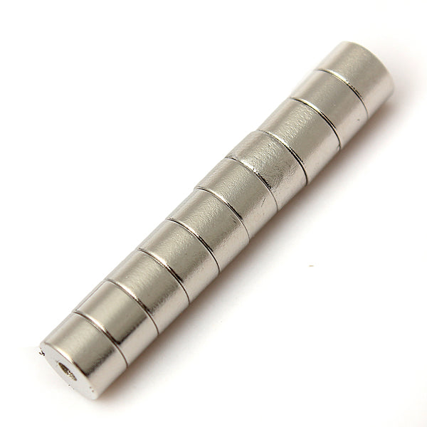 10pcs N50 Disc Rare Earth Neodymium Magnets 7mmx4mm Countersunk Hole