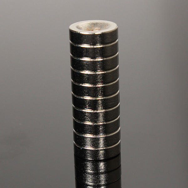 10pcs N35 10x3mm Strong Disc Magnet 3mm Hole Rare Earth Neodymium Magnets