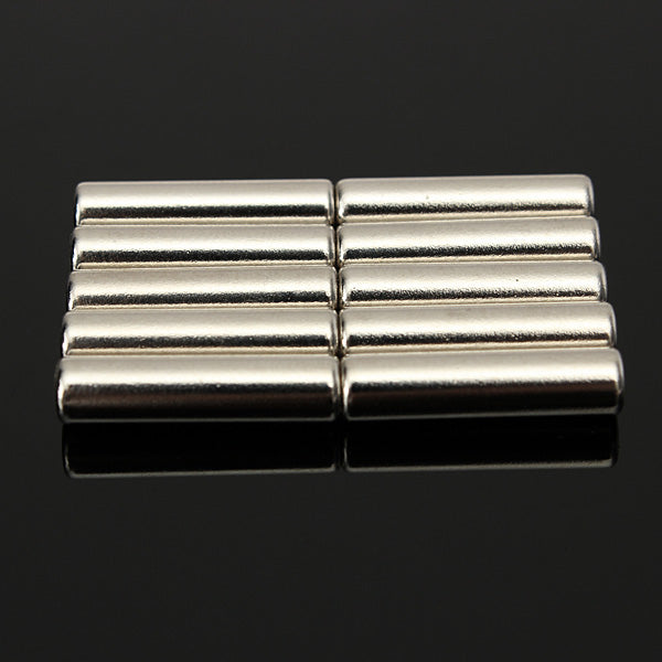 10pcs N42 Cylinder Neodymium Rare Earth Magnets 5mm X 20mm