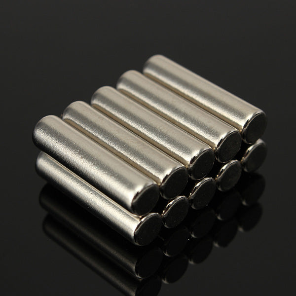 10pcs N42 Cylinder Neodymium Rare Earth Magnets 5mm X 20mm