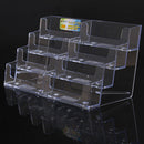 8 Pocket Desktop Office Acrylic Business Card Holder Stand Display