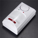 Wireless Motion Sensor Alarm IR Infrared Detector 2 Remote Control