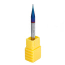 Drillpro 2 Flutes HRC65 Milling Cutter 0.4-0.9mm Nano Blue Coating Carbide End Mill