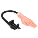 Adjustable Training Hand Model Flexible Nail Art Practice Finger Trainer 500 Piece Nail Tips