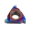 Drillpro 10pcs HRC45 Blue Nano 11ER A60 Carbide Insert External Threading Insert