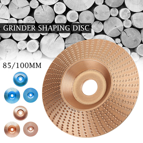Wood Grinding Wheel Rotary Disc Sanding Wood Carving Tool Abrasive Disc Shaping Tool for Angle Grinder