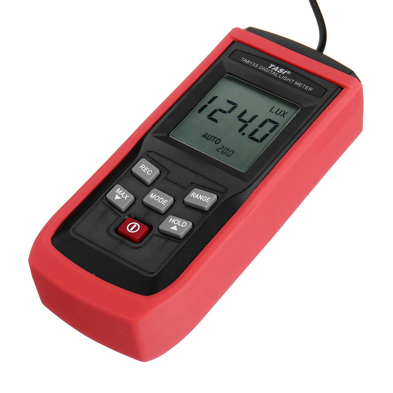 TA8133 Handheld Digital Luxmeter illuminance Photometer Light Meter 200000Lux Lux/FC illuminometer