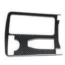 Carbon Fiber Center Water Cup Holder Frame Cover Trim For Benz C Class W204 2008-2013