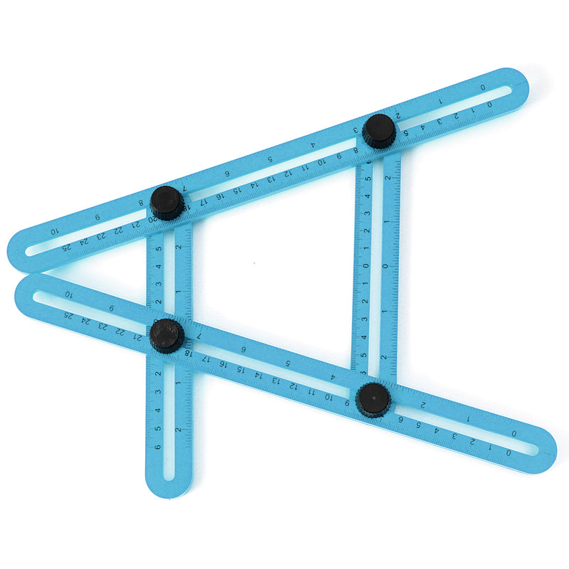 Raitool Four Side Measuring Tool Multi Angle Ruler Template Tool Angle Finder Protractor