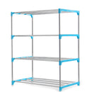 4 Layers DIY Shoe Racks Storage Organizer Stainless Steel For Dormitory