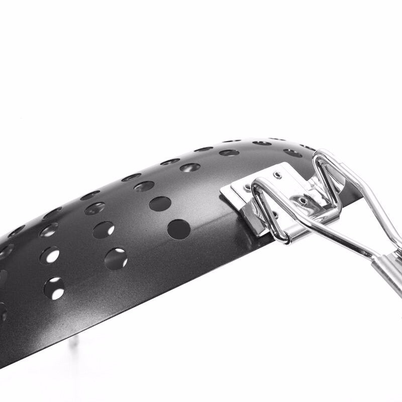 Non Stick BBQ Grilling Skillet with Folding Handle Round BBQ Pizza Grill Pan For Veggies Seafood BBQ