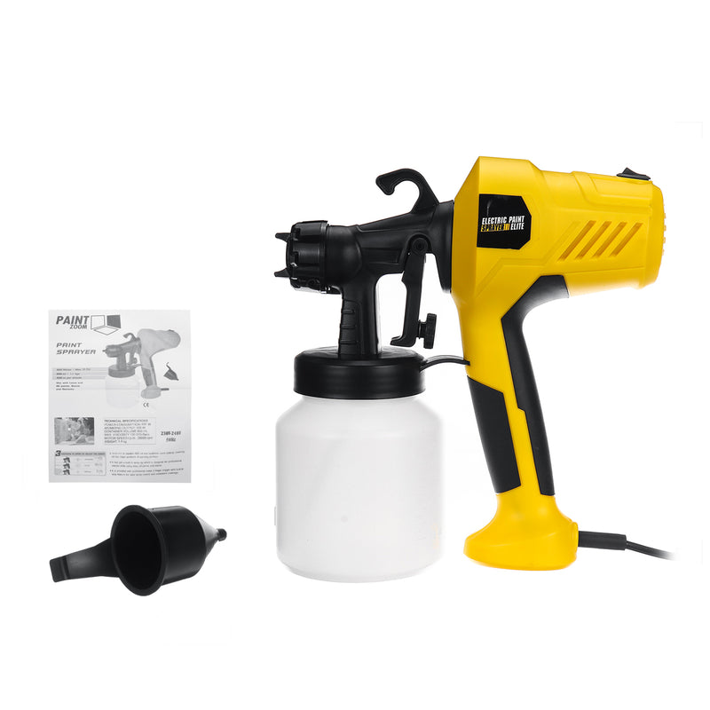 400W Portable High Pressure Paint Sprayer Adjustable Valve Knob Electric Spray G un Painting Power Tool
