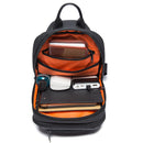 Tangcool TC77106 USB Crossbody Bag Oxford Cloth 9.7inch Laptop Bag Travel Shoulder Bag