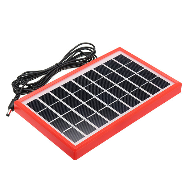 Portable Large Capacity Solar Power Bank Home System Panel with 2 LED Bulbs for Camping Light Emergency