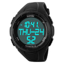 SKMEI 1122 Digital Watch Men Rubber Band Pedometer Outdoor Sport Men Wrist Watch