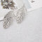 Trendy Ear Drop Leaves Silver Gold Earring Statement Pendientes Mujer Jewelry Long Dangle for Women