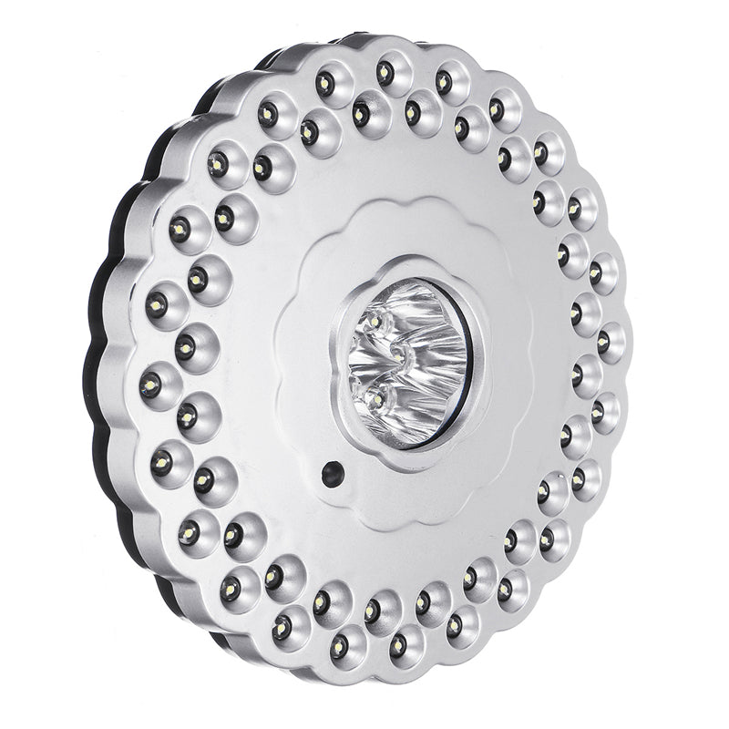 Outdoor 48+5LED Camping Lantern Garden Yard Night Light Umbrella Tent Lamp