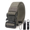 Xmund XD-TB3 125cm Men's 1000D Nylon Belt Metal Buckle Quick Release Tactical Belts With Carabiner Eagle Mouth Buckle Beverage Hanging Belt