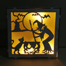 Loskii JM01496 Novetly Pattern LED Light Halloween Decorations Wall Lamp For Festive Party