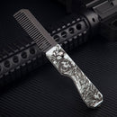 IPRee 4 In 1 Tactical Tungsten Steel Comb Safety Survival Emergency EDC Gadget