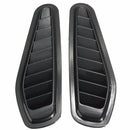 2Pcs Car Decorative Airflow Intake Scoop Turbo Bonnet Vent Cover Hood Fender