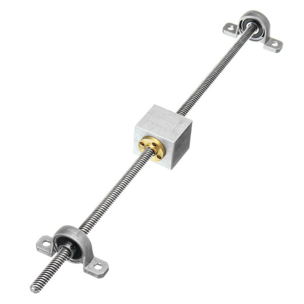 13pcs 350mm CNC Parts Optical Axis Guide Bearing Housings Aluminum Rail Shaft Support Screws Set