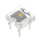100PCS 2V 20mA 3MM 4PIN Yellow Transparent Flat Top Square Light Emitting LED Diode DIY Lamp