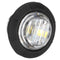 10pcs Mini 12/24V White Round LED Button Side Marker Lights Lamps Trailer