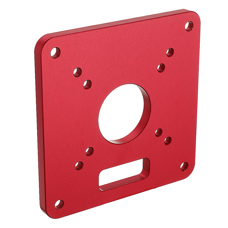Woodworking 120x120mm Aluminum Alloy Router Table Insert Plate Mounting Base Plate for MAKITA RT0700C WORX Aoben