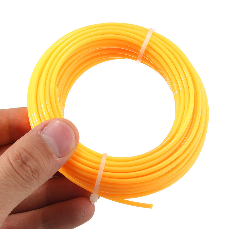 10m x 2mm Lawnmower Strimmer Line Nylon Cord Wire Round String Brushcutter Grass Trimmer