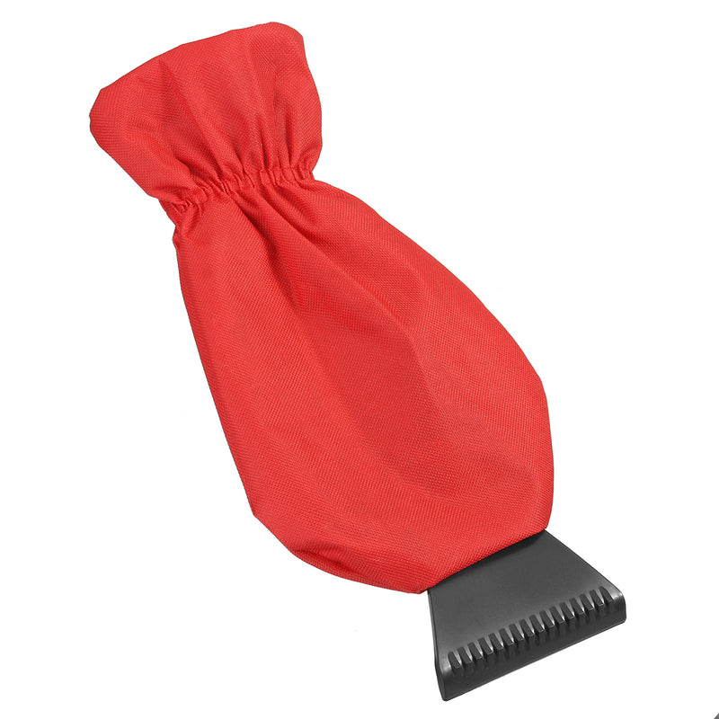Auto Ice Scraper Gloves Work Warm Winter Car Front Windscreen Snow Shovel Tool