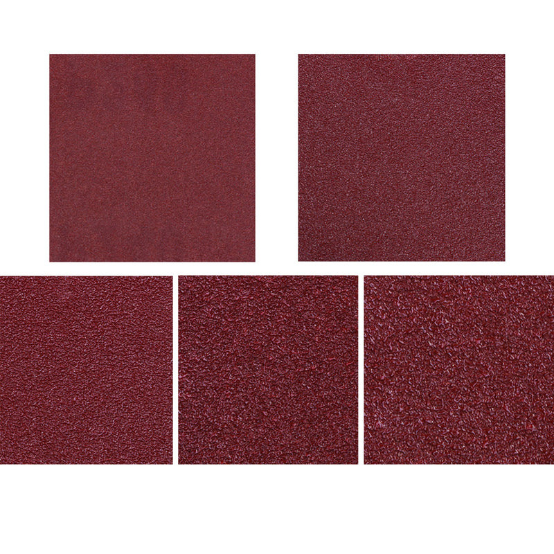 10Pcs Sandpaper Fits for Black and Decker Mouse 140mm Hook and Loop Palm Sander