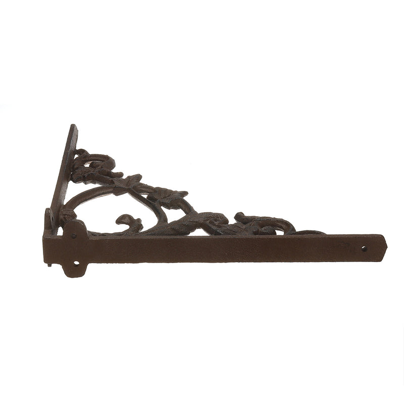 2323.52cm Wall Shelf Mount Bracket Cast Iron Support Mounted Supporter Home Garden Rusty