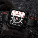 OULM HP3876 Date Display Fashionable Men Wrist Watch Leather Strap Quartz Watches