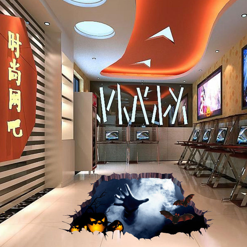 Miico 1101 Halloween Sticker Horror Hand Sticker Wall Sticker Halloween Decoration