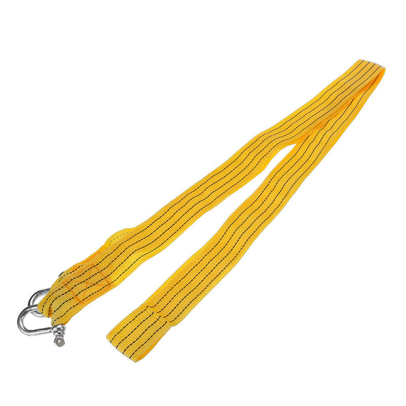 3 Meters Tow Towing Pull Rope Cable Strap 3 Tons Heavy DutyTrailer Rope Tools kit