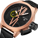 MEGIR 1078 Luminous Display Calendar Quartz Watch Unique Design Men Wrist Watches