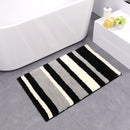 Honana CT-043 Microfiber Line Double Stripes For Door And Home Mats Non-slip Absorbent Carpet