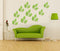 3D Leaves Wall Decals 3 Pcs 10 Colors Acrylic Home Bedroom Living Room Wall Stickers Decor