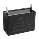 Brushless Gas & Diesel Generator Capacitor AVR CBB61 350V 24uF 50/60Hz E212600